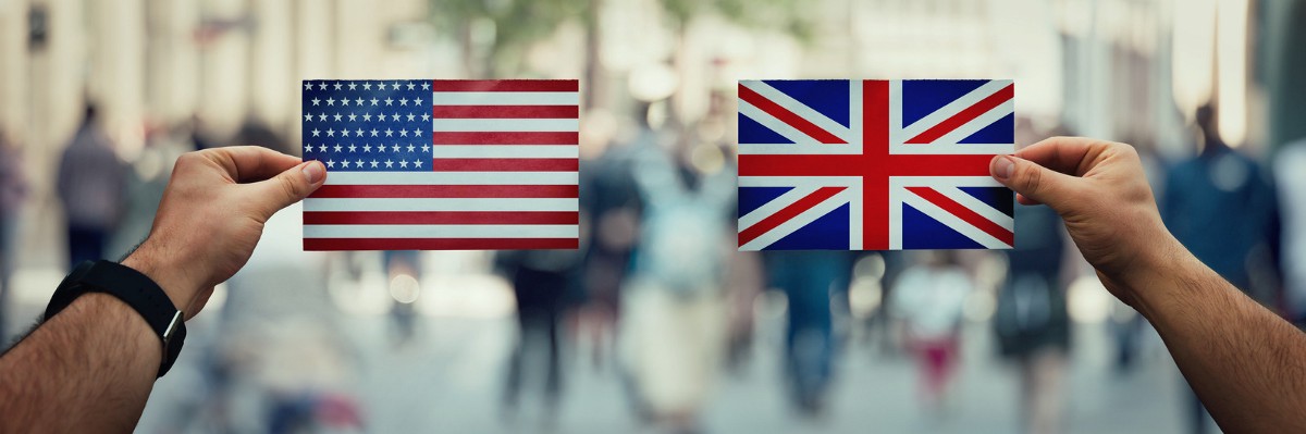 Diferencias entre ingles británico y americano